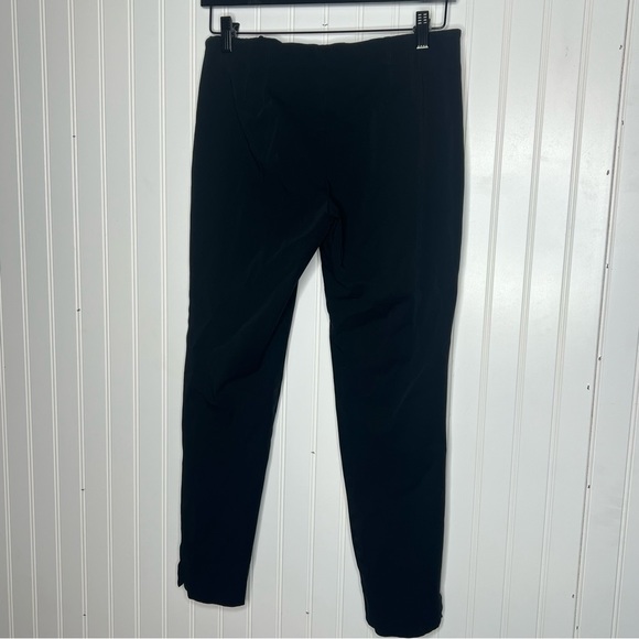 🚨Theory Basic Black Ankle Slit Work Pants with Side Zipper Size 4 - Picture 3 of 16